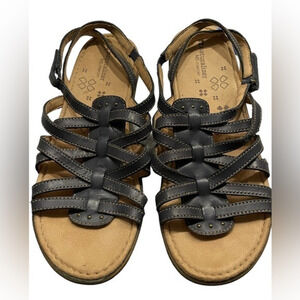 Naturalized N5 Comfort Leather Blue Jamboree Fisherman Sandals Shoes 11 Wide‎